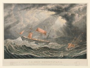 U.S. Ship Pennsylvania by William James Bennett