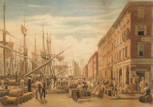 View of South Street, from Maiden Lane, New York City
