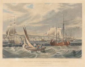 View of the New York Quarantine, Staten Island