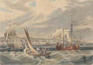 View of the New York Quarantine, Staten Island