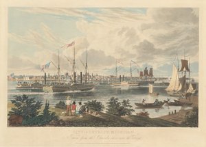 City of Detroit, Michigan: Taken from the Canada Shore near the Ferry
