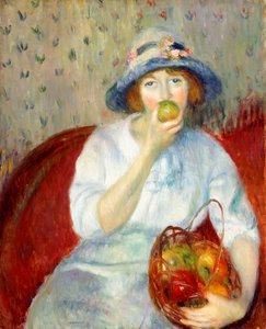 Girl with Green Apple