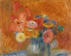 Green Bowl of Flowers