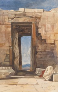 A Doorway in the Acropolis, Athens by William James Muller