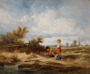 Hampstead Heath - The Bird Trap by William James Muller
