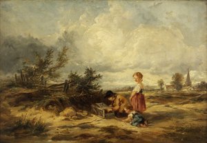 Hampstead Heath, the Bird Trap by William James Muller