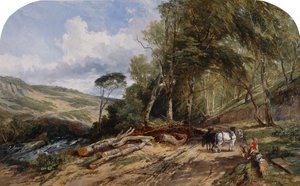 Hauling Timber by William James Muller