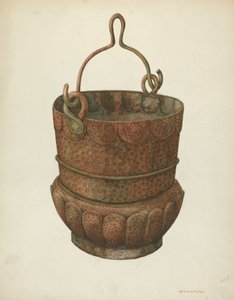 Hammered-Copper Bucket