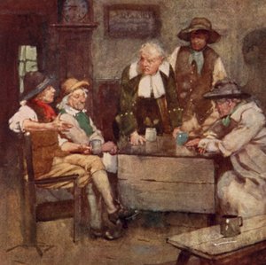 Illustration for The Deserted Village by Oliver Goldsmith