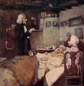 Illustration for The Deserted Village by Oliver Goldsmith by William Lee Hankey