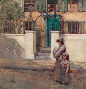 Illustration for The Deserted Village by Oliver Goldsmith