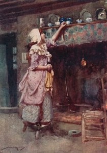 Illustration for The Deserted Village by Oliver Goldsmith