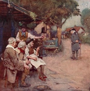 Illustration for The Deserted Village by Oliver Goldsmith