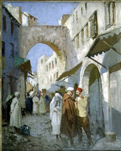 Moroccan Street Scene (Tetuan) by William Lee Hankey