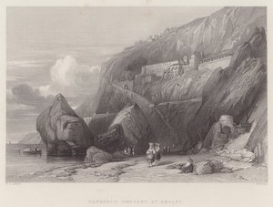 Capuchin Convent at Amalfi by William Leighton Leitch