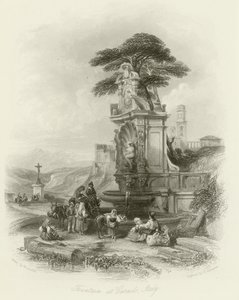 Fountain at Carnelo by William Leighton Leitch