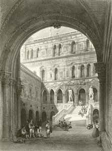 The giants stairs, Ducal Palace, Venice