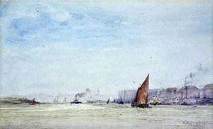 Chatham Dockyard by William Lionel Wyllie