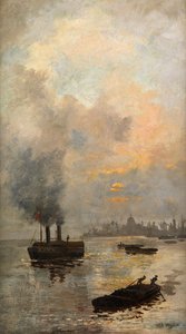 Sunset on the Thames