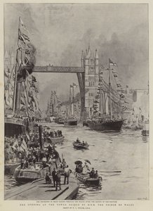 The Opening of the Tower Bridge by HRH the Prince of Wales