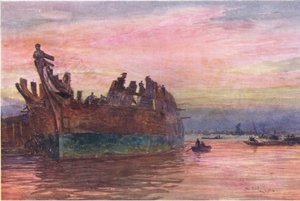 The End of an Old Warship, 1915