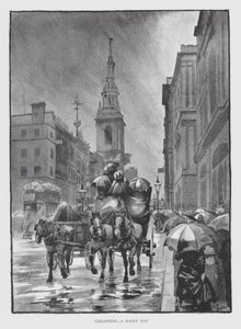 Cheapside, a Rainy Day