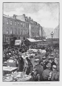 Middlesex Street, late Petticoat Lane, on a Sunday Morning