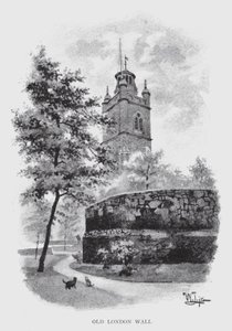 Old London Wall by William Luker