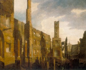 The Ruins of the Pantheon in Oxford Street after the Disastrous Fire of 14 January 1792