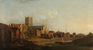 Worcester from the Severn, c.1760 by William Marlow
