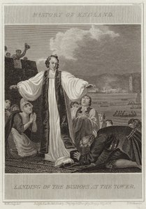Landing of the bishops at the Tower by William Marshall Craig