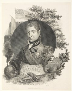 Lieut General Lord Hill KB, Engraved by Brown, Published by Kinnersley
