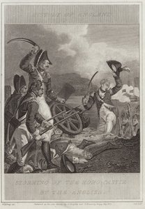 Storming of the Moro Castle by the English by William Marshall Craig