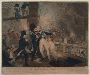 The Battle of Trafalgar and the Death of Nelson by William Marshall Craig