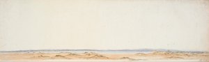Sketch from the South Bank of the Rangitiki by William Mein Smith