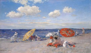 At the Seaside, c.1892 by William Merritt Chase