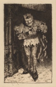Keying Up: The Court Jester by William Merritt Chase