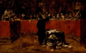 Columbus Before the Council of Salamanca by William Merritt Chase