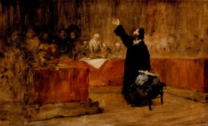 Columbus Before the Council of Salamanca by William Merritt Chase