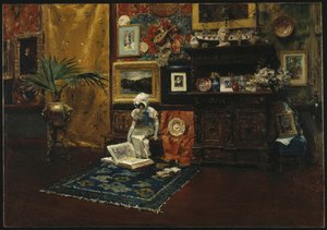 Studio Interior, c.1882 by William Merritt Chase