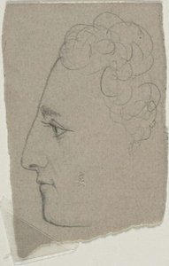 Profile Sketch by William Michael Harnett