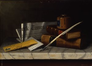 Still Life with Letter to Mr. Clarke, 1879