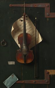 The Old Violin by William Michael Harnett
