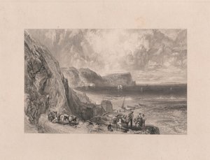 Clovelly Bay and Lundy Island by William Miller