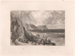 Clovelly Bay and Lundy Island by William Miller
