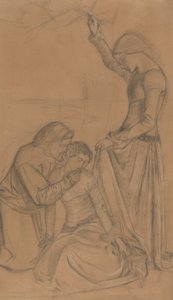 Composition of Three Figures in a Garden