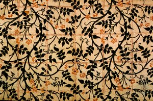 Jasmine trail curtain design, 1868-70 by William Morris