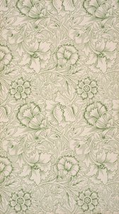 Pink and Poppy Wallpaper by William Morris