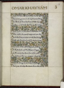Rubaiyat of Omar Khayyam by William Morris