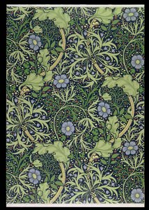 Seaweed Wallpaper Design, printed by John Henry Dearle by William Morris